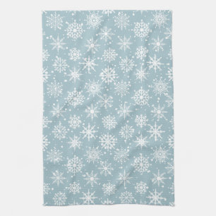 Snowfall Tea Towel