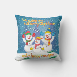 SnowFamily - Christmas & New Year Cushion
