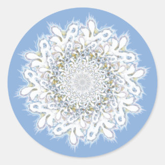 Snowflake1 Classic Round Sticker