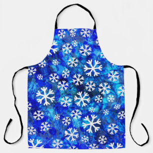 Snowflake Abstract: Vintage Seamless Pattern. Apron