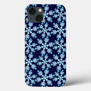 Snowflake Art Deco Pattern iPhone 13 Case