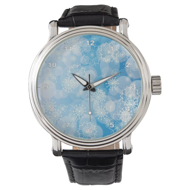 Snowflake background  watch (Front)