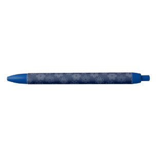 Snowflake Black Ink Pen
