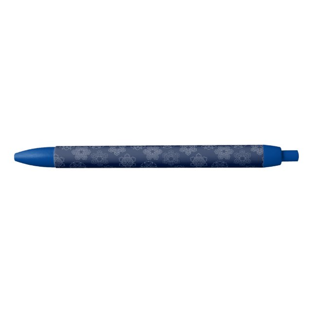 Snowflake Black Ink Pen (Front)