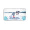 Snowflake Blue Opal Stylish Christmas Add Photo