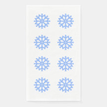  Snowflake Blue Winter Festive Pattern  