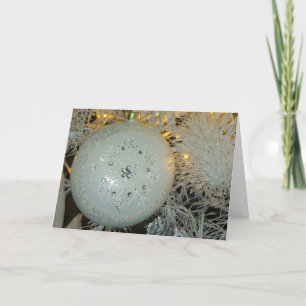 Snowflake Bulb Christmas Card