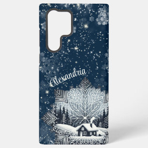 Snowflake Cabin Samsung Galaxy Case