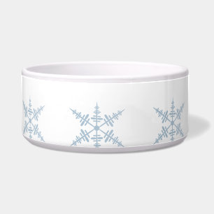 Snowflake Ceramic Pet Bowl