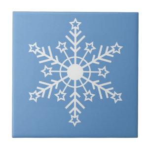 Snowflake Ceramic Tile