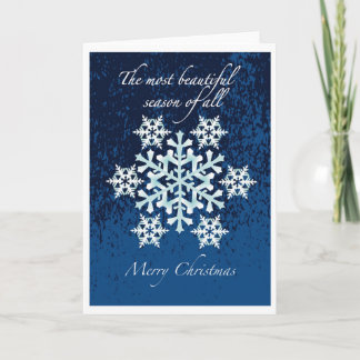 snowflake Christmas card