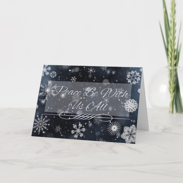 Snowflake Christmas Cards (Front)