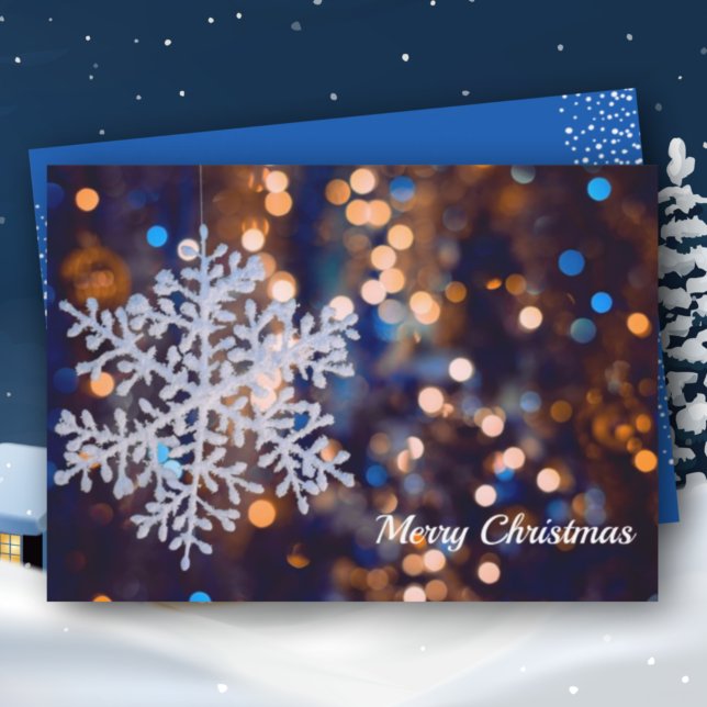 Snowflake Christmas Holiday Card (Creator Uploaded)