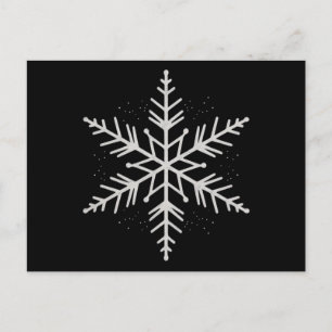 Snowflake Christmas Holiday Party Winter Gift Postcard