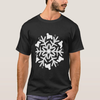 Snowflake Christmas Komondor T-Shirt