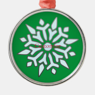 Snowflake Christmas Ornament Thunder_Cove 