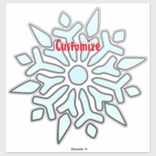 Snowflake Christmas Ornament Thunder_Cove