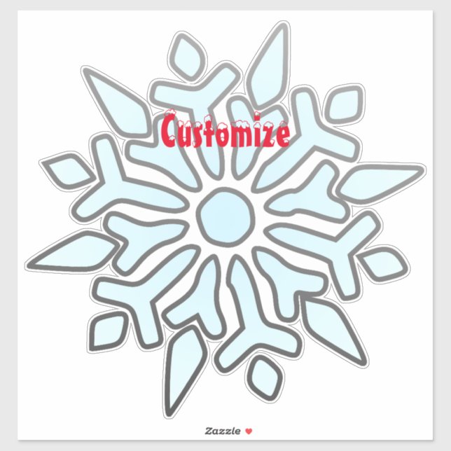 Snowflake Christmas Ornament Thunder_Cove (Sheet)
