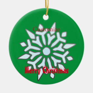 Snowflake Christmas Ornament Thunder_Cove 