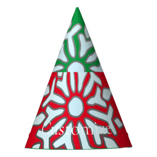 Snowflake Christmas Ornament Thunder_Cove  Party Hat
