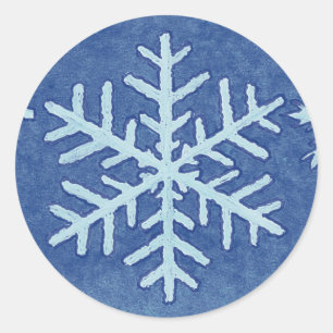 Snowflake Christmas Stickers
