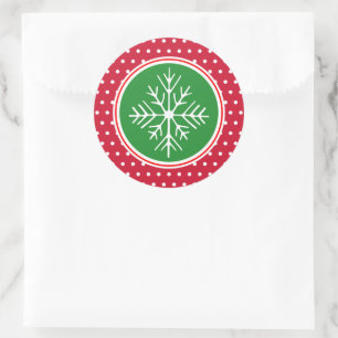 Snowflake Christmas Stickers