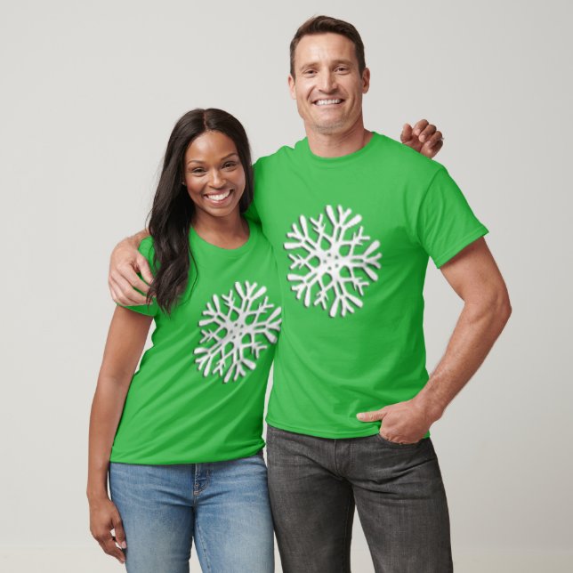  Snowflake Christmas Tee - Winter Holiday T-Shirt (Unisex)