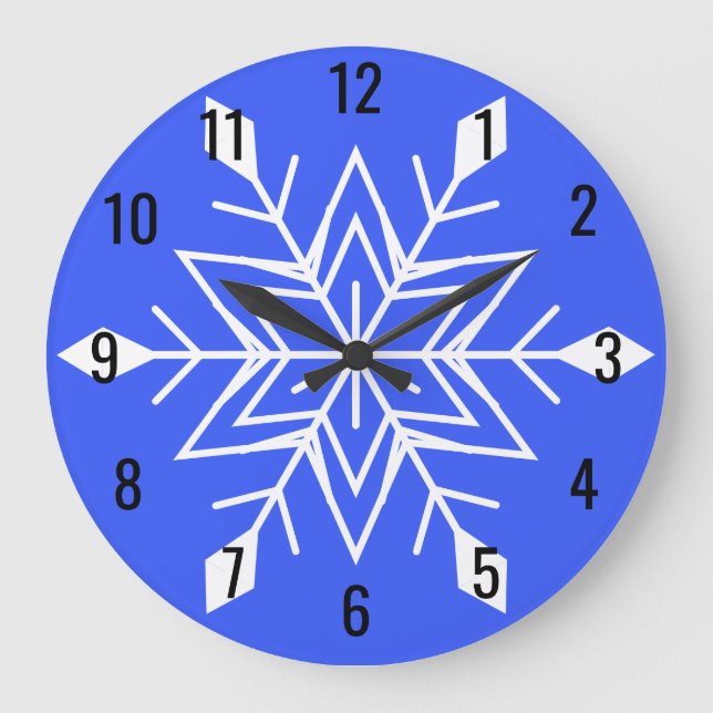 Snowflake Clock (Front)