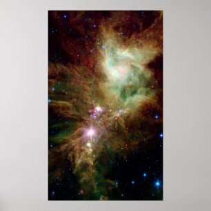Snowflake Cluster & Cone Nebula Poster