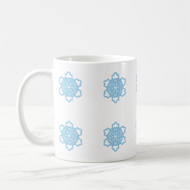 Snowflake Coffee Mug (Left)