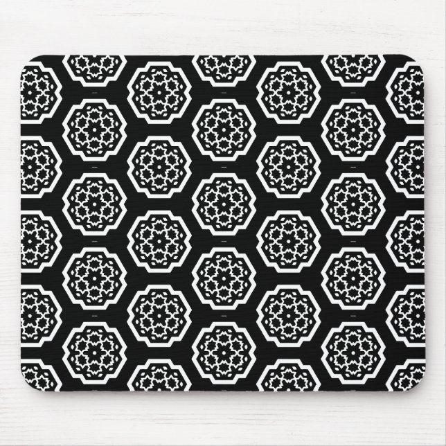 Snowflake Constellation - v1 Mouse Pad (Front)