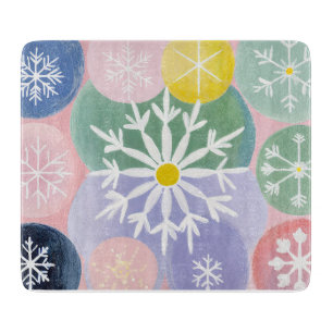 Snowflake Constellations Cutting Board