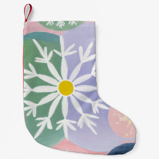 Snowflake Constellations Small Christmas Stocking