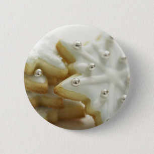 Snowflake Cookies 6 Cm Round Badge