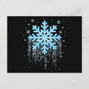 Snowflake Costume Winter Christmas Matching Holiday Postcard