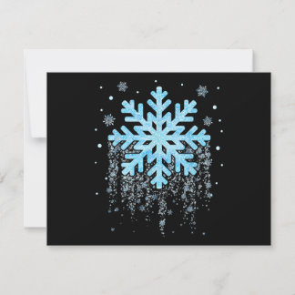Snowflake Costume Winter Christmas Matching Invitation