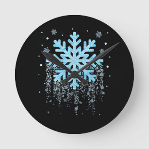 Snowflake Costume Winter Christmas Matching Mens W Round Clock