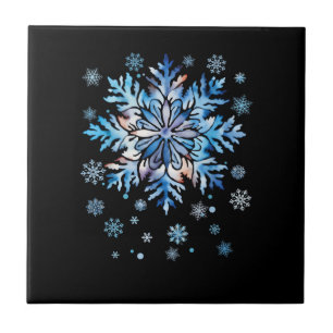 Snowflake Costume Winter Christmas Matching Women Ceramic Tile