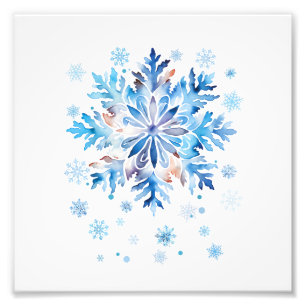 Snowflake Costume Winter Christmas Matching Women Photo Print