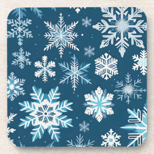 snowflake crystals coaster
