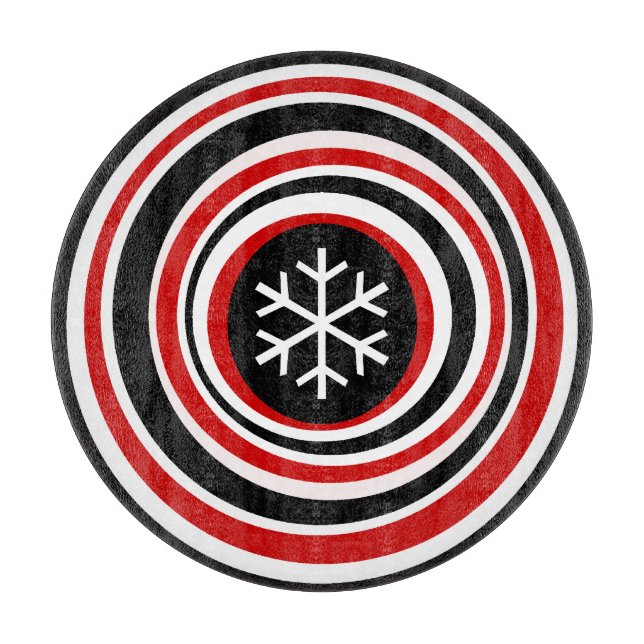 Snowflake Cutting Board (Front)