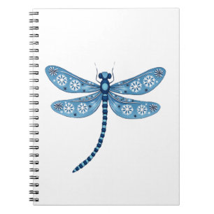Snowflake Dragonfly Spirit Notebook