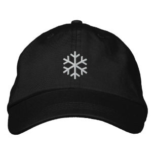 Snowflake Embroidered Hat