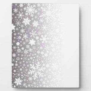 Snowflake Fade Plaque