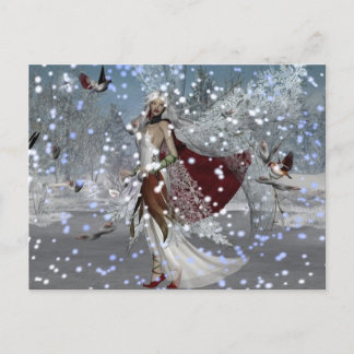Snowflake Fae Postcard