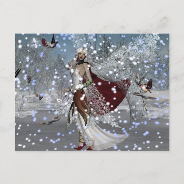 Snowflake Fae Postcard (Front)
