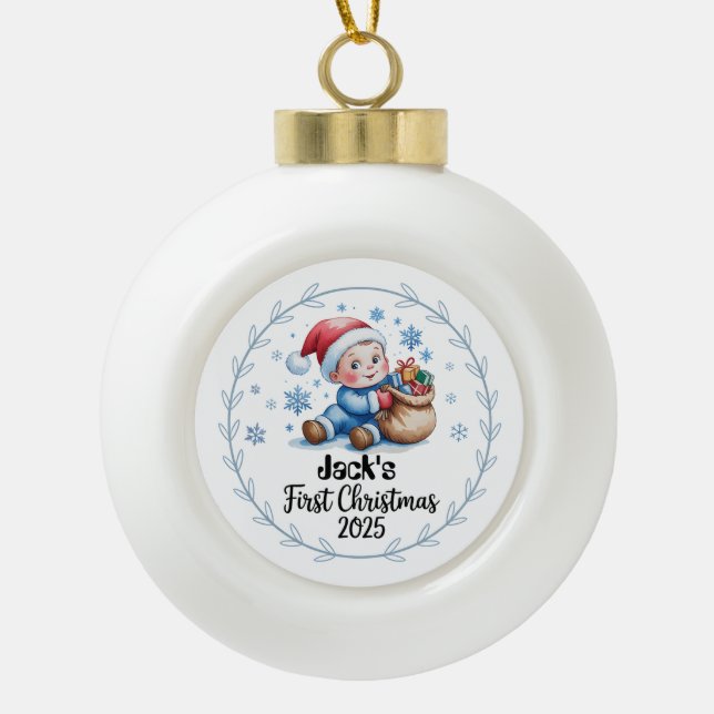 Snowflake Framed Ornament (Front)