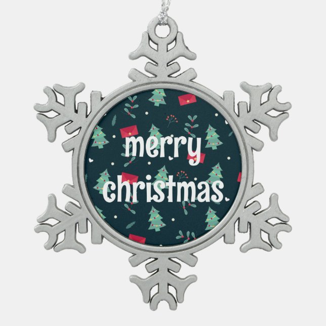 Snowflake Framed Ornament (Front)