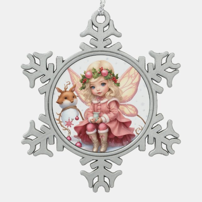 Snowflake Framed Ornament (Front)