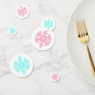 Snowflake Gender Reveal Confetti
